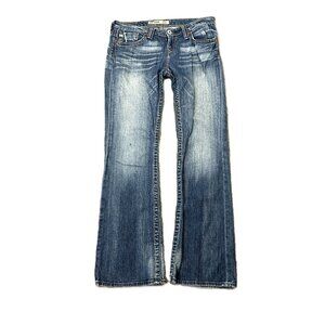 Big Star Remy Low Rise Boot 29 R 2010 Distressed Flap Pockets